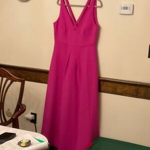 Calvin Klein Fuchsia Maxi Dress